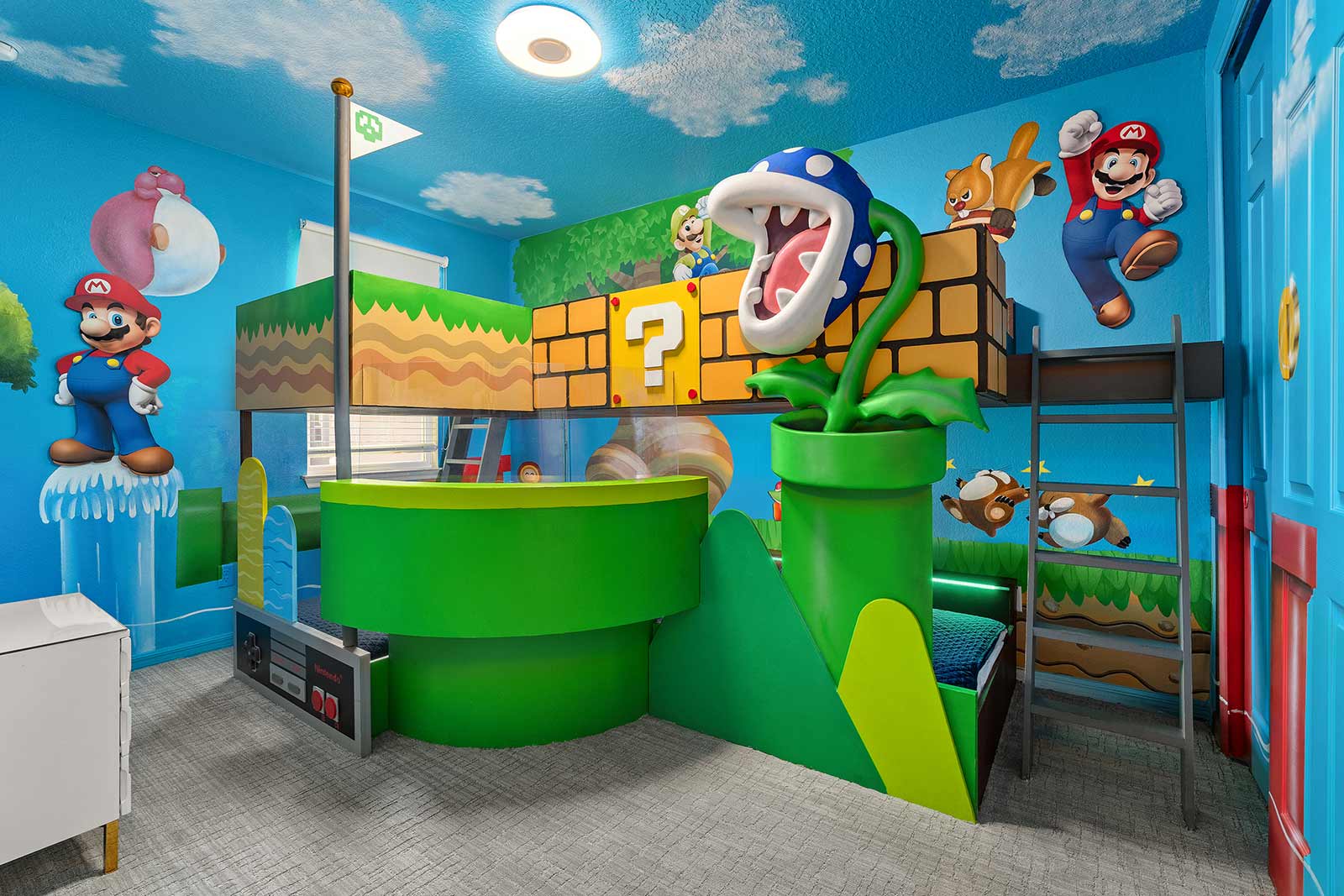 video game theme bedroom