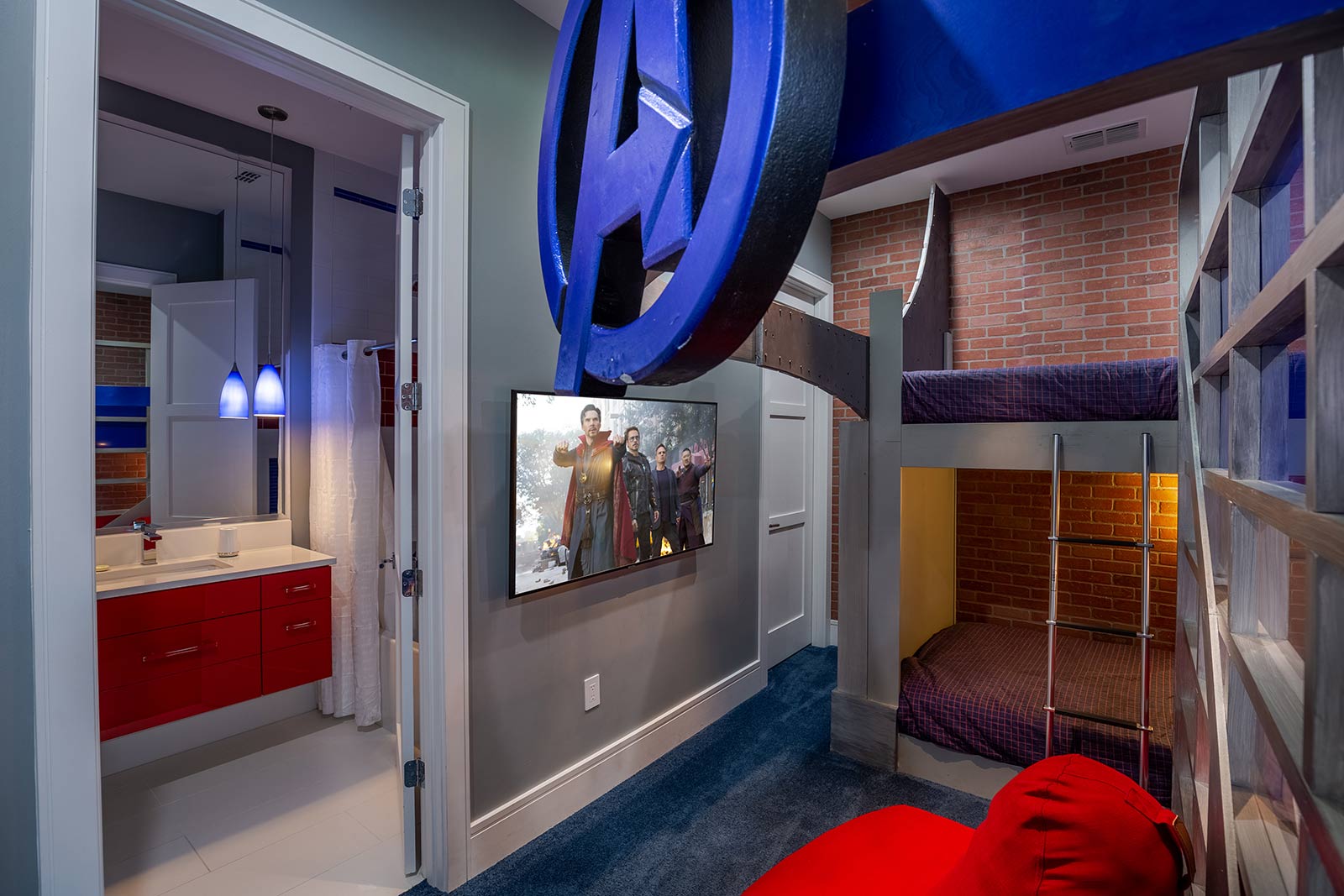 superhero theme bedroom