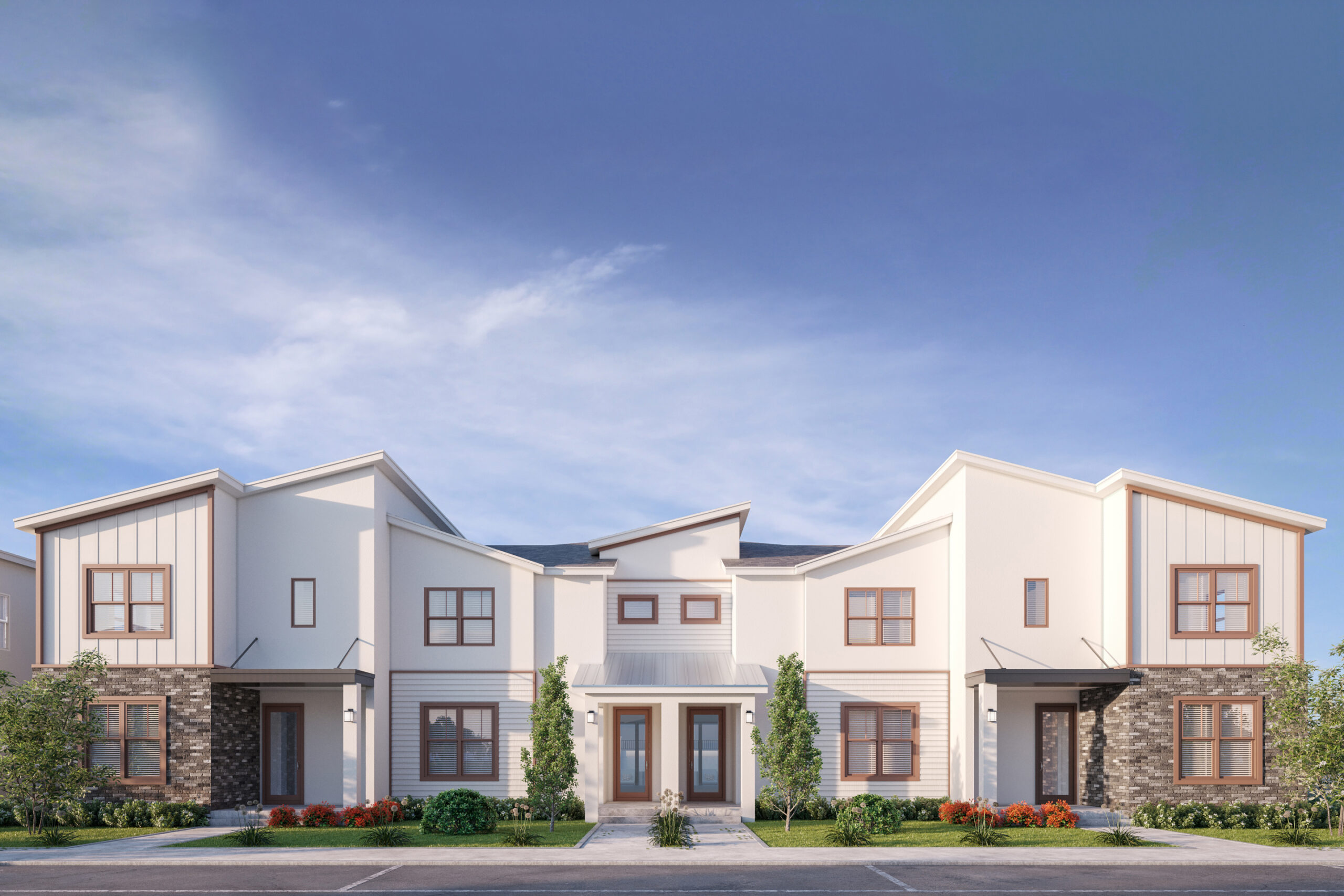 exterior view of 4 bedroom villas