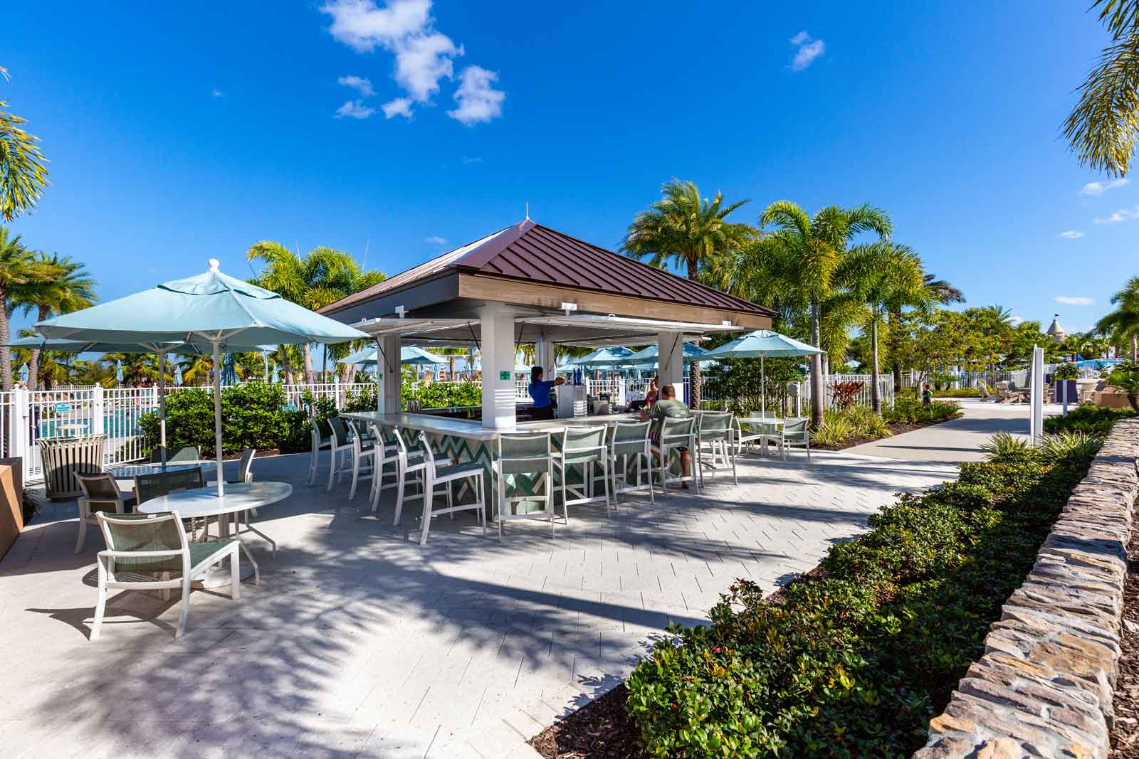 outside patio for dining
