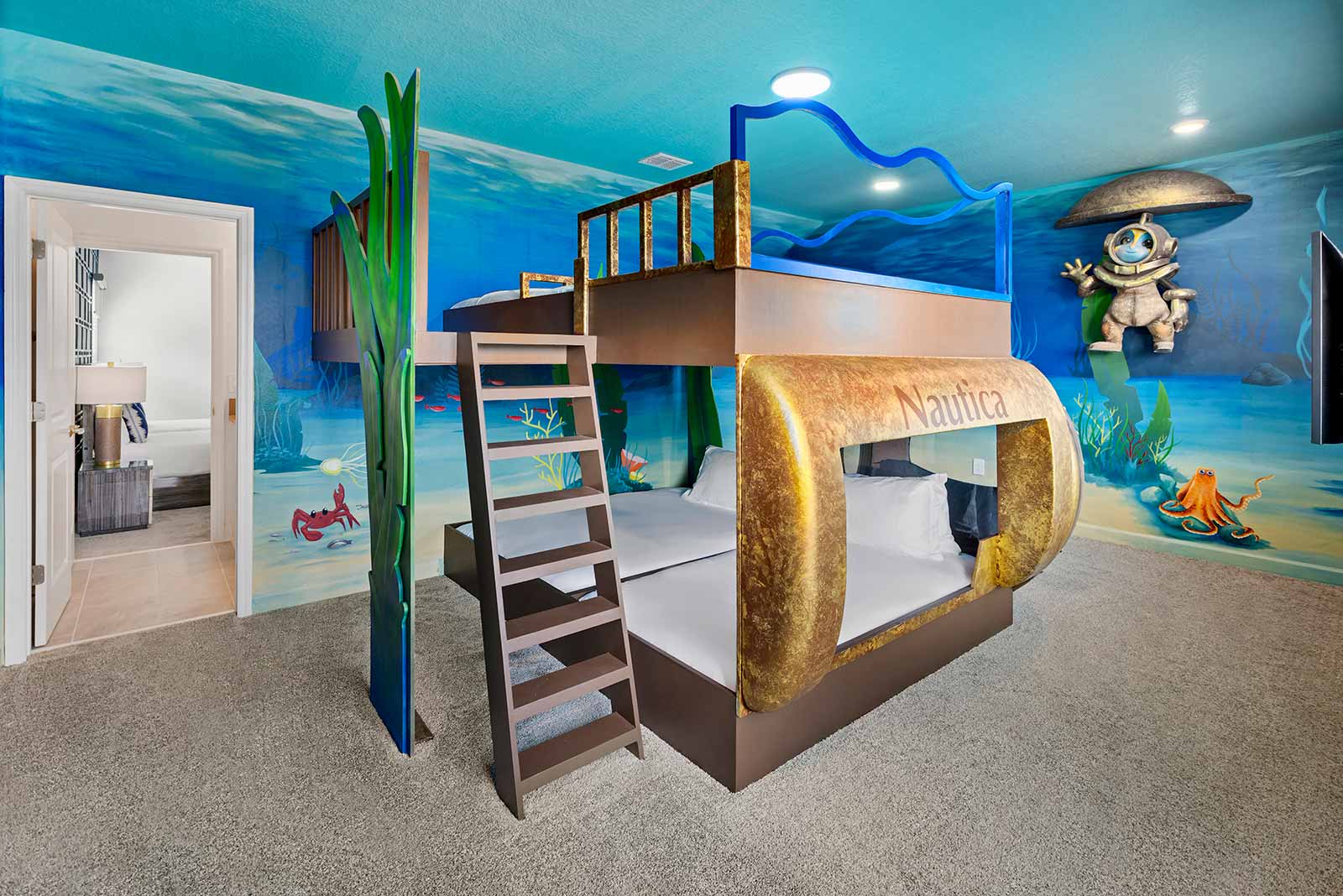 under the sea theme bedroom
