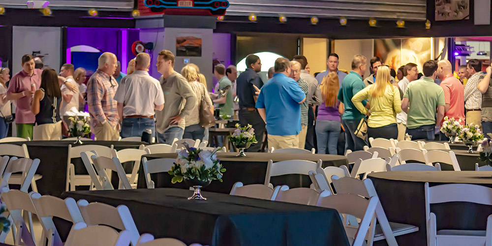 group of people at an event