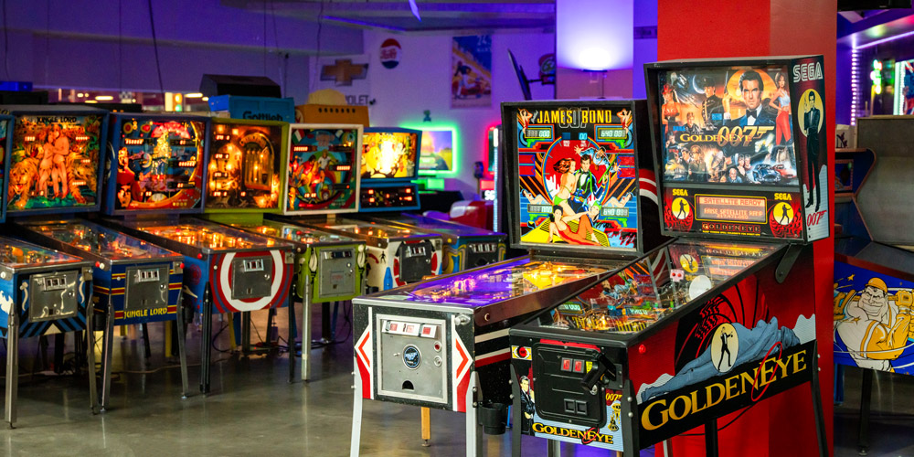 pinball machines