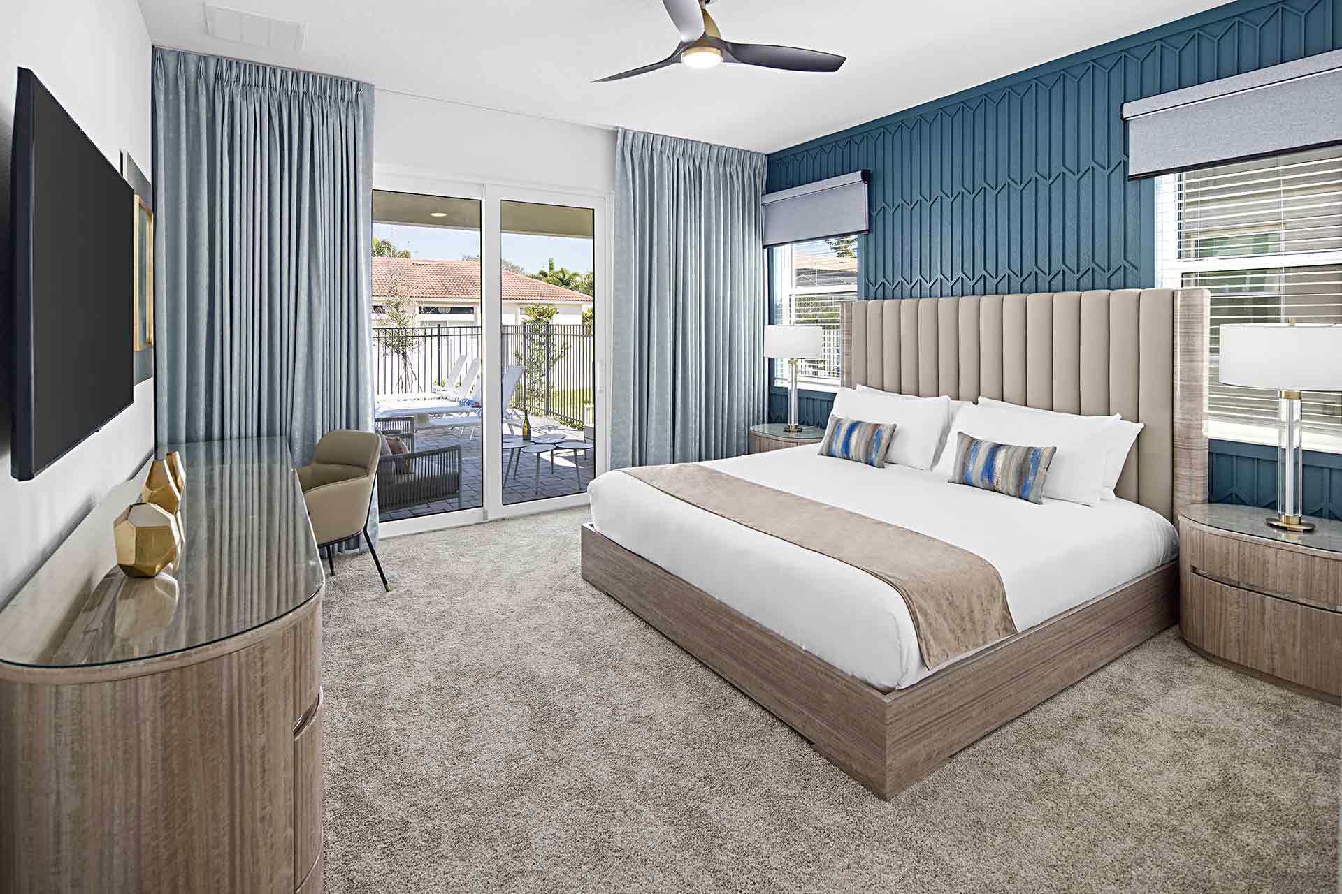 Bedroom at Harbor Island