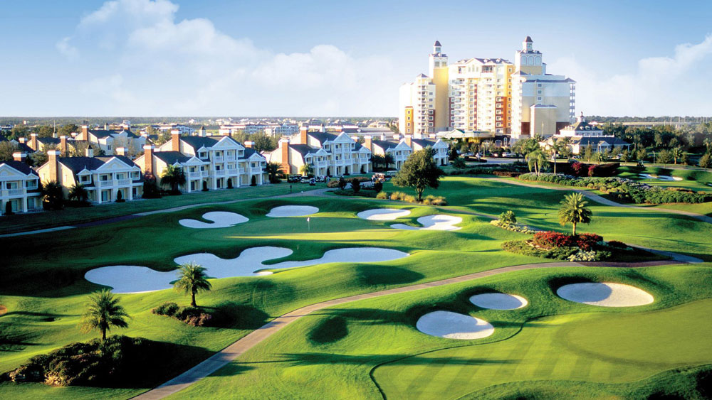 golf course by reunion resort