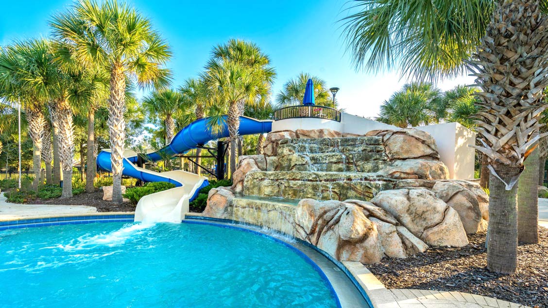 waterslide at solterra resort